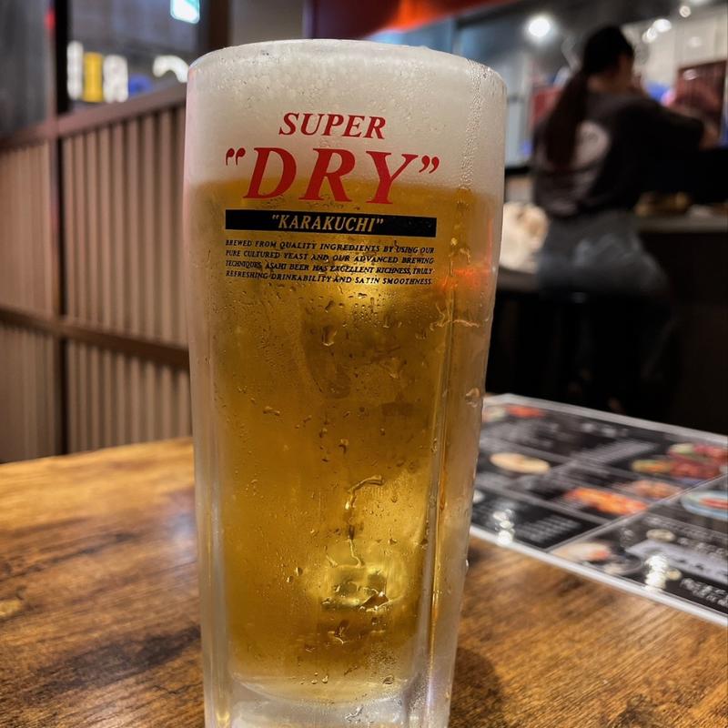 生ビール(アジョシ 下北沢)