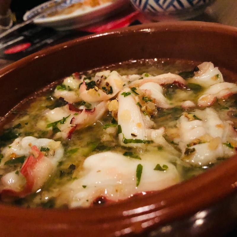 タコのアヒージョ(spanish restaurante sangria サングリア青山店)