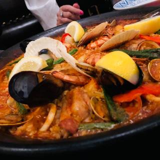 魚介のミックスパエリア(spanish restaurante sangria サングリア青山店)