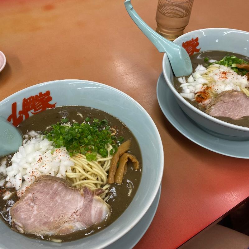 鬼煮干しラーメン(山岡家 守谷店 （やまおかや）)