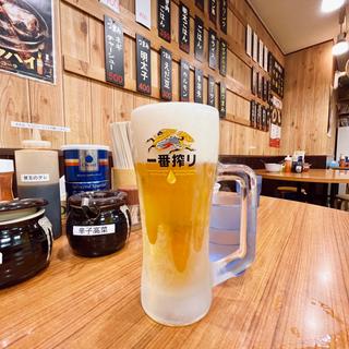 生ビール(博多長浜ラーメン ぼたん 大塚本店)