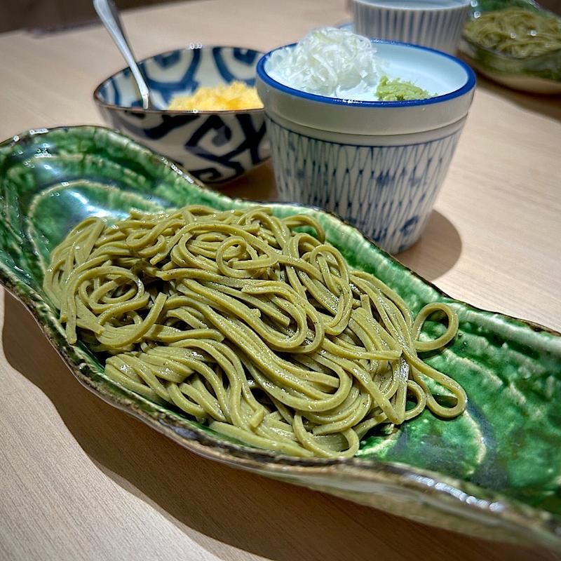 茶そば(蕎麦居酒屋と和菓子の店　京乃北)