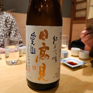 宮城「日高見 純米吟醸 天竺ま愛山」(居酒屋　純ちゃん )