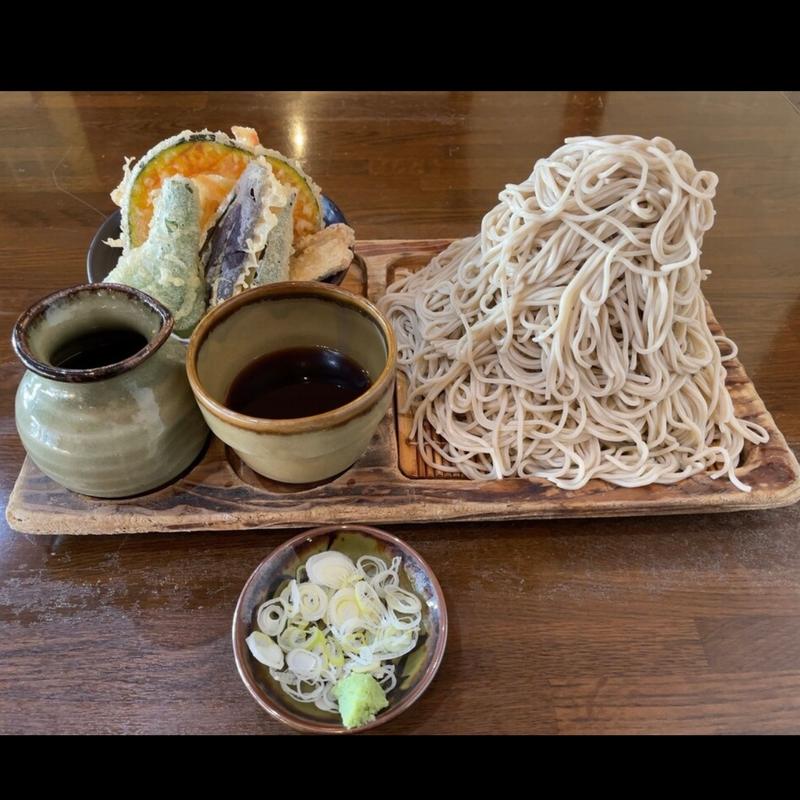 野菜つけ天（富士山盛り）(味奈登庵 都筑佐江戸店)