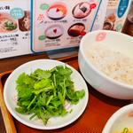 ハーフハーフセット(極上担々麺 香家 高輪台駅前店)