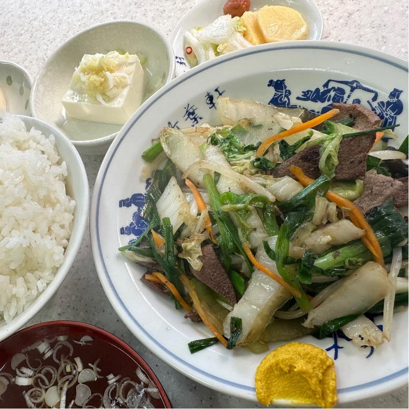 レバニラ炒(竹葉軒)