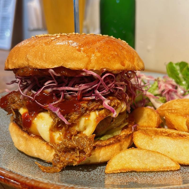 プルドポークバーガー(HELLO NEW DAY Hamburger)