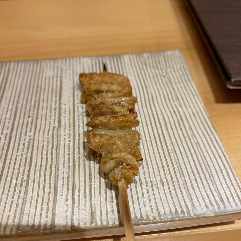 奥三河どり 皮(焼き鳥 鳥抱月 （ヤキトリ トリホウゲツ）)