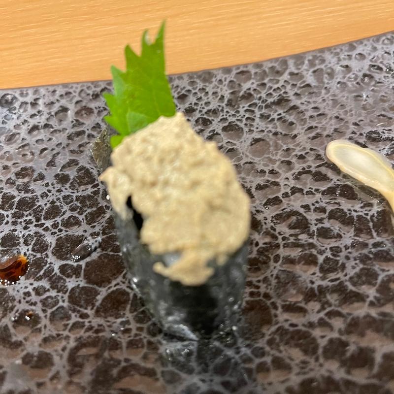 かにみそ軍艦(千成寿司本店)