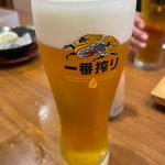 生ビール（中）(回転さかなや鮨　魚忠 今池店 （うおちゅう）)
