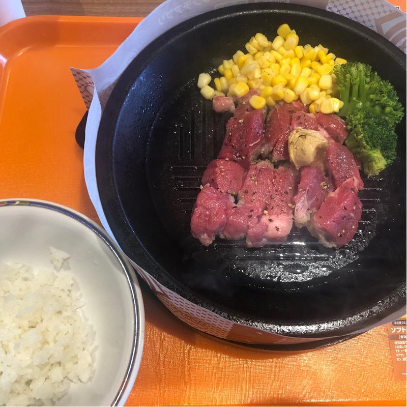 ワイルドジューシーステーキ(ペッパーランチ 環七西瑞江店)