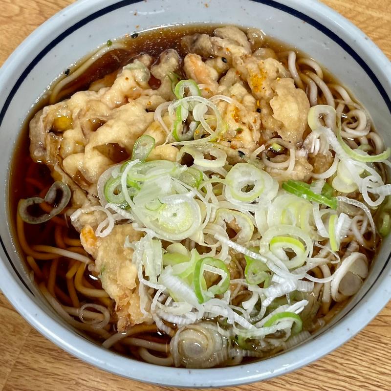 天ぷらそば(駅そば)