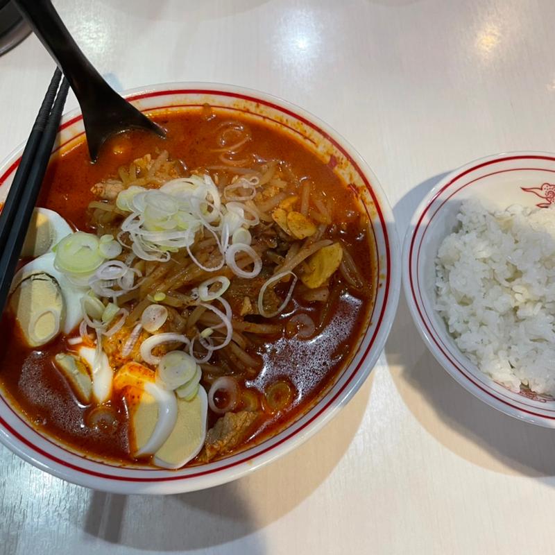 味噌卵麺(蒙古タンメン中本 御徒町店)