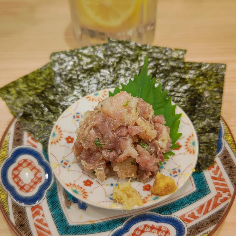 地魚なめろう(貝・海苔巻き 野毛しらはら)