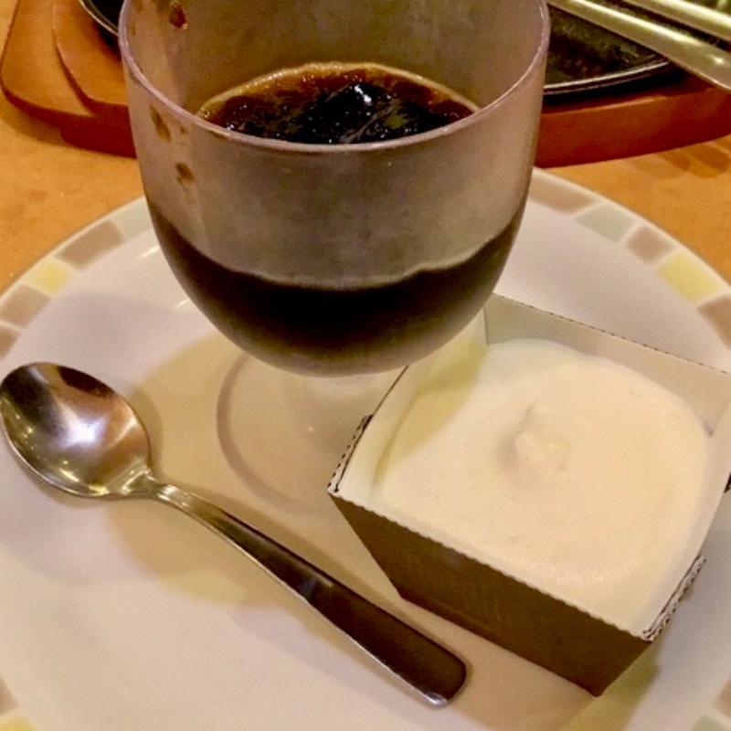 コーヒーゼリーとイタリアンジェラート(サイゼリヤ 名古屋松岡ビル店 )