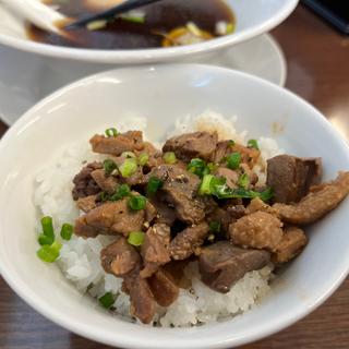 鴨の甘辛煮丼小(平日ランチタイム限定)(麺麓menroku)