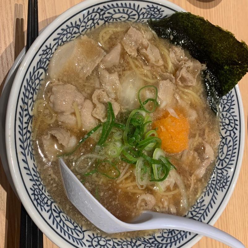 肉そば(丸源ラーメン 長野東和田店)