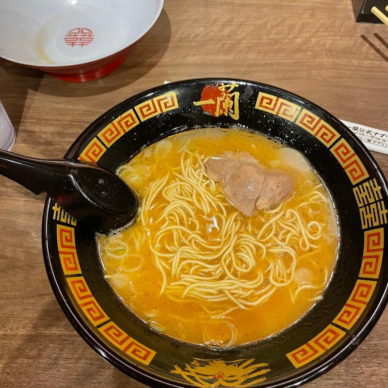 ラーメン(一蘭 四日市三ツ谷店)