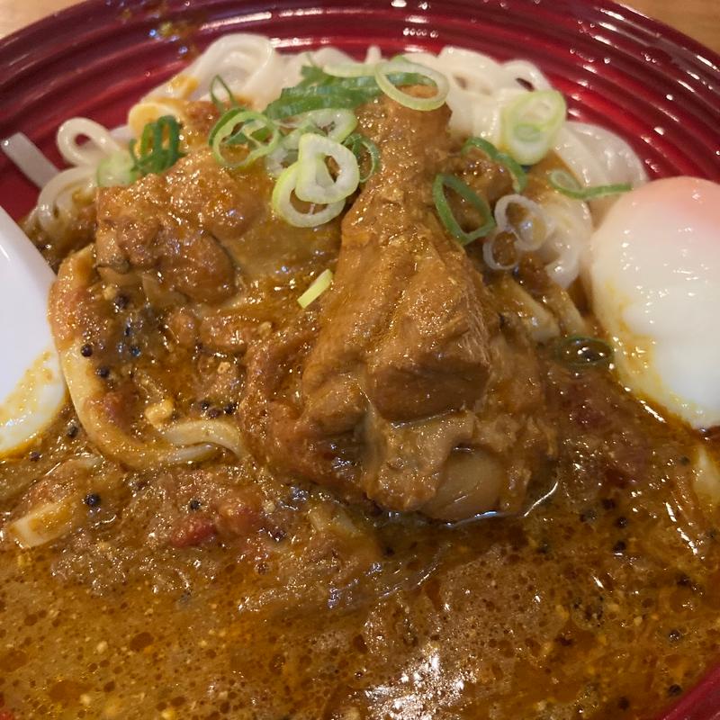 スリランカカレーうどん(粉やなぎ)