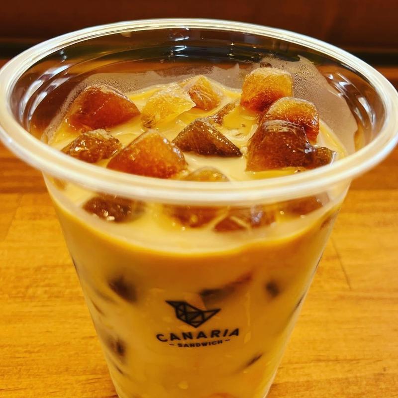 氷コーヒーミルク(カナリアサンドイッチ亀戸店)