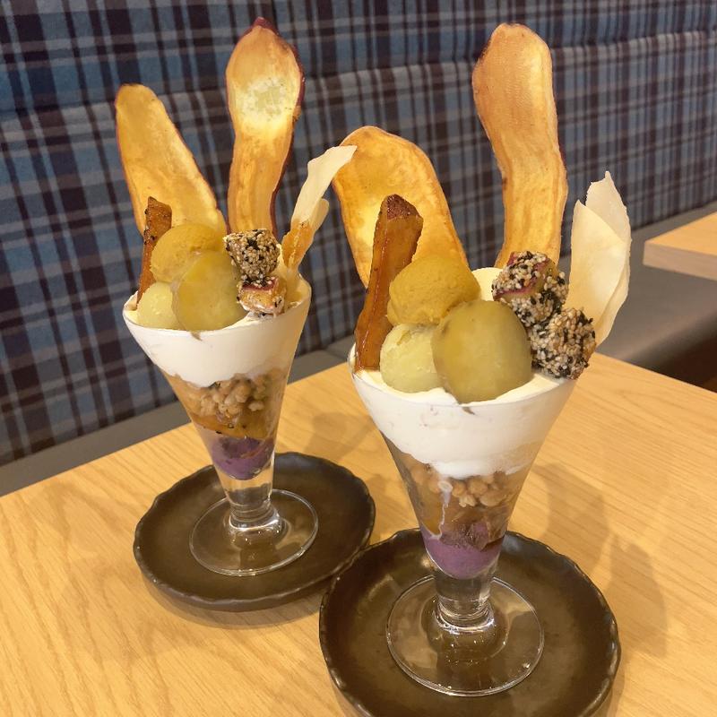 贅沢『芋』パフェ　プレーンタイプ(高級芋菓子しみず)