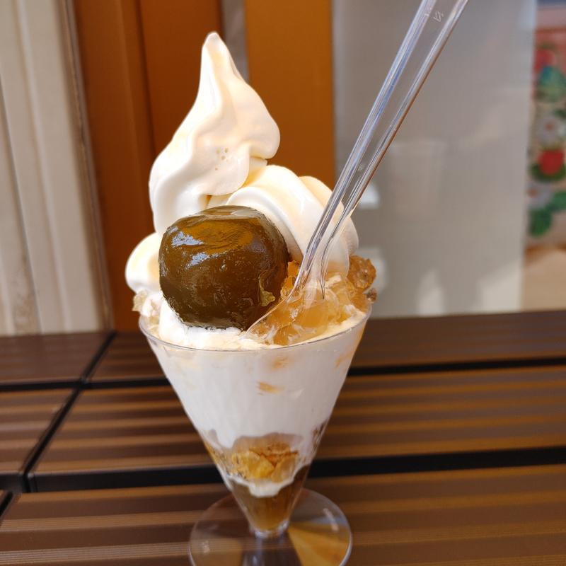 特製 梅グラッセパルフェ(ume cafe WAON成田店)