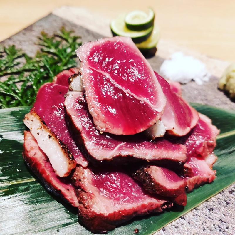 河内鴨ロース藁焼きタタキ(寅八商店 梅田店)