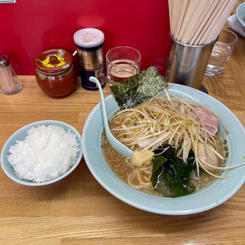 ねぎ味噌ラーメン、半ライス(ラーメンショップ 堀切店)