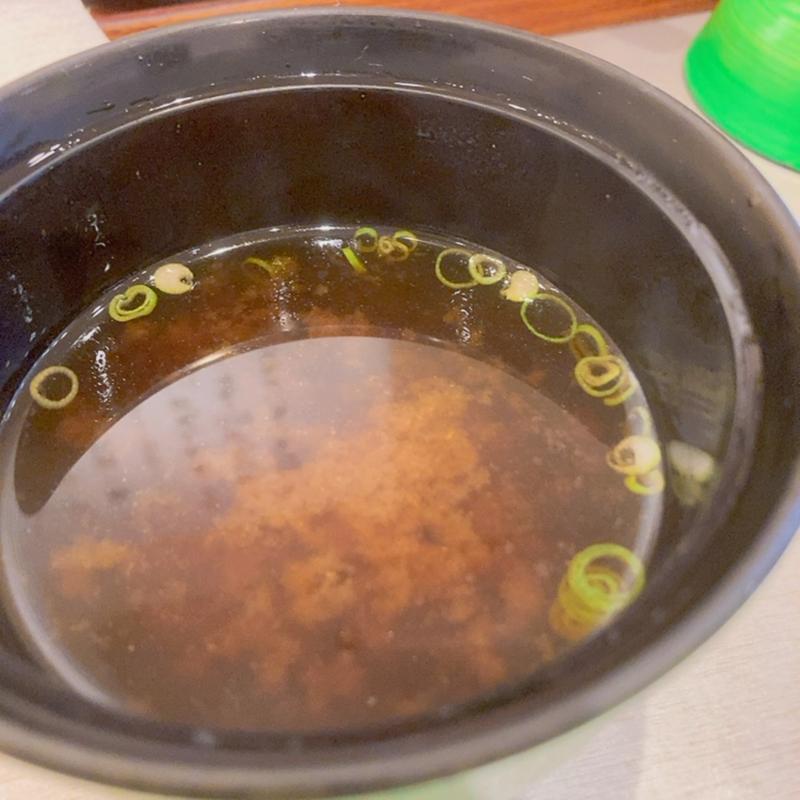 赤出し（ランチセット）(日の出鮨　ありあけ)