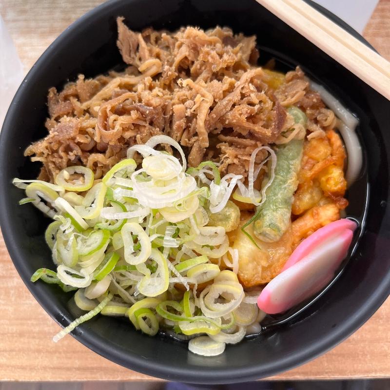 かしわうどん(小倉ホームうどん)