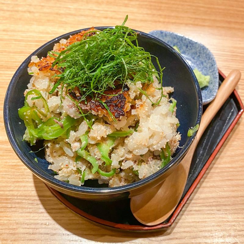 鯖めんたい万願寺炊き込みご飯(虎ノ門 とだか)