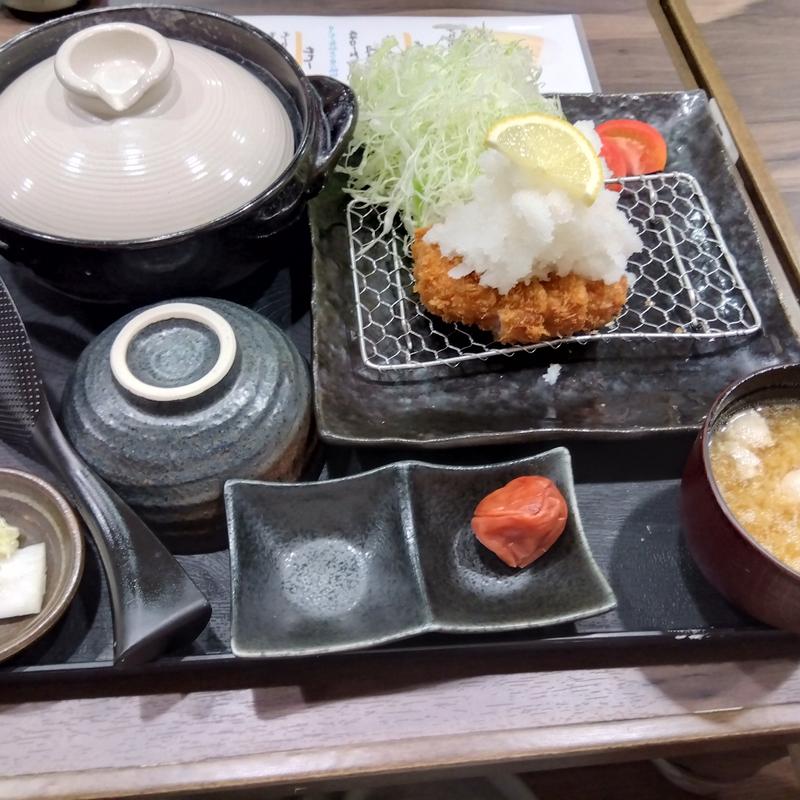 おにおろしカツ定食(とんかつ やまいち )