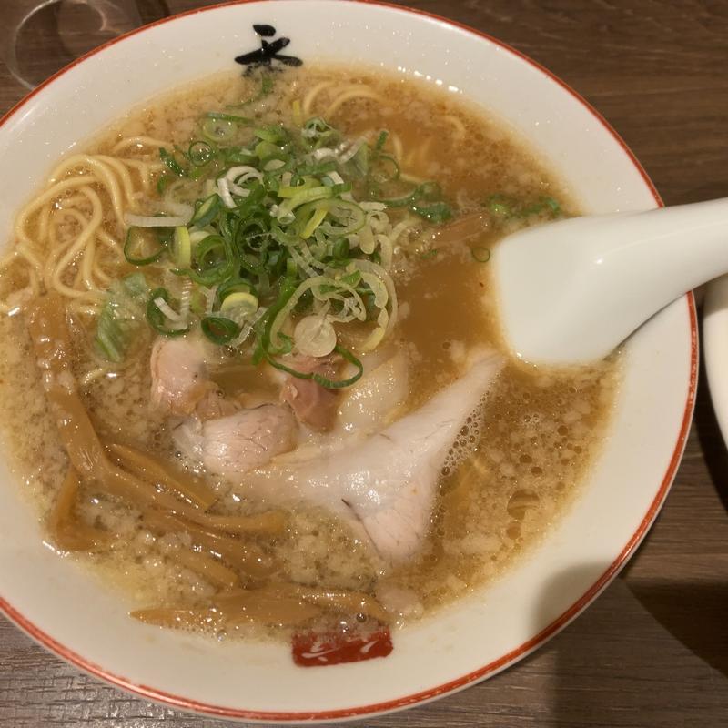 ラーメン(元祖熟成細麺 香来 天王寺MIO店)