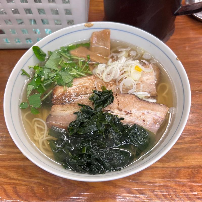 和風柚子焼豚麺+わかめ(麺屋 ひょっとこ )