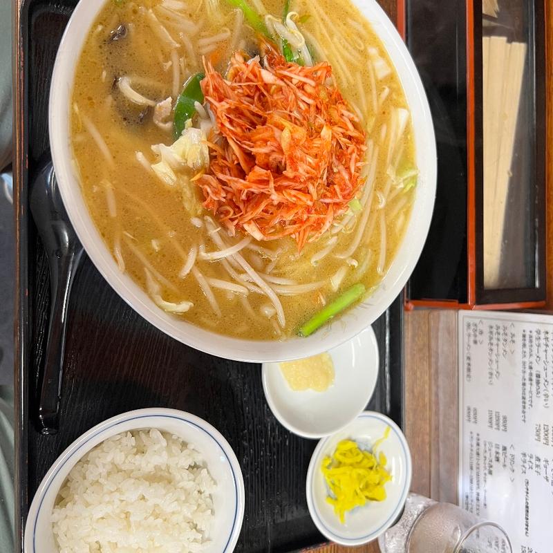 ネギ味噌タンメン(手打中華 英（はなぶさ）)