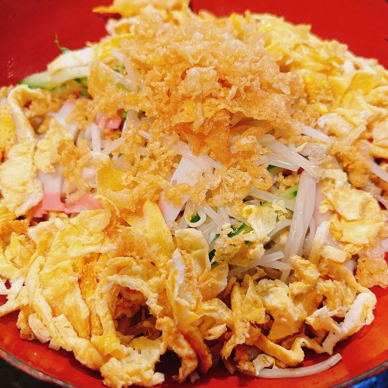 冷やしたぬきそば(大)(近江家)