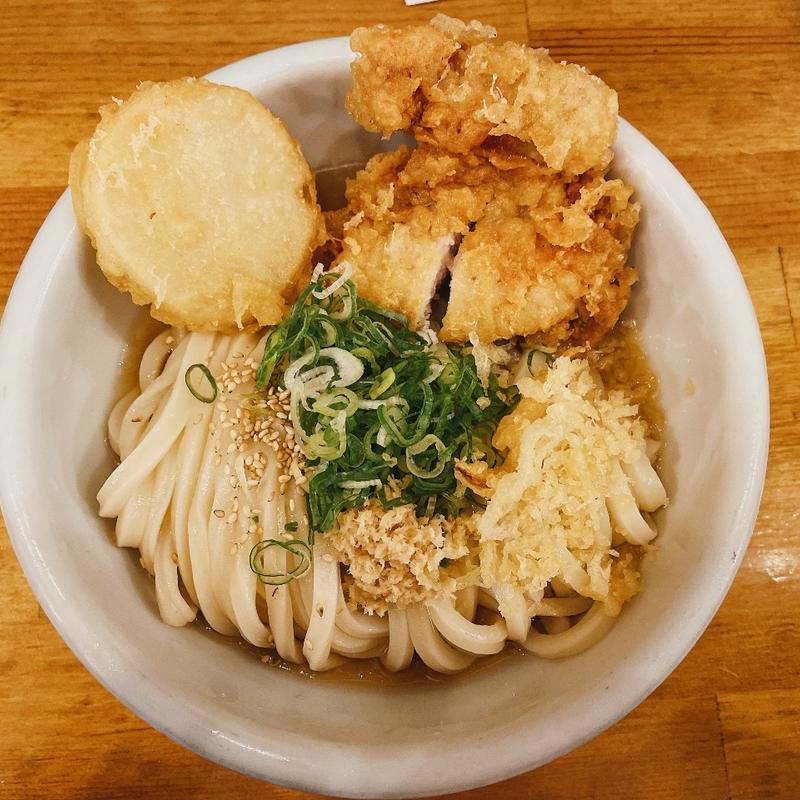 ぶっかけうどん(TOKYO SUNFLOWER IIDABASHI)