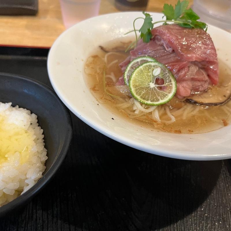 A5和牛ﾛｰｽと松茸の冷やしとたまごかけごはん(福島壱麺 （イチメン）)