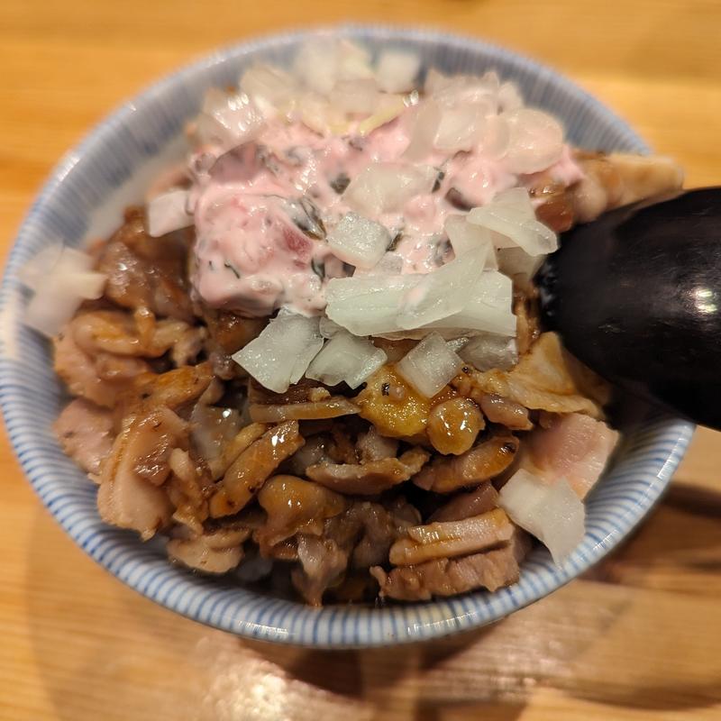 ミニチャーシュー丼(RAMEN 百舌鳥)