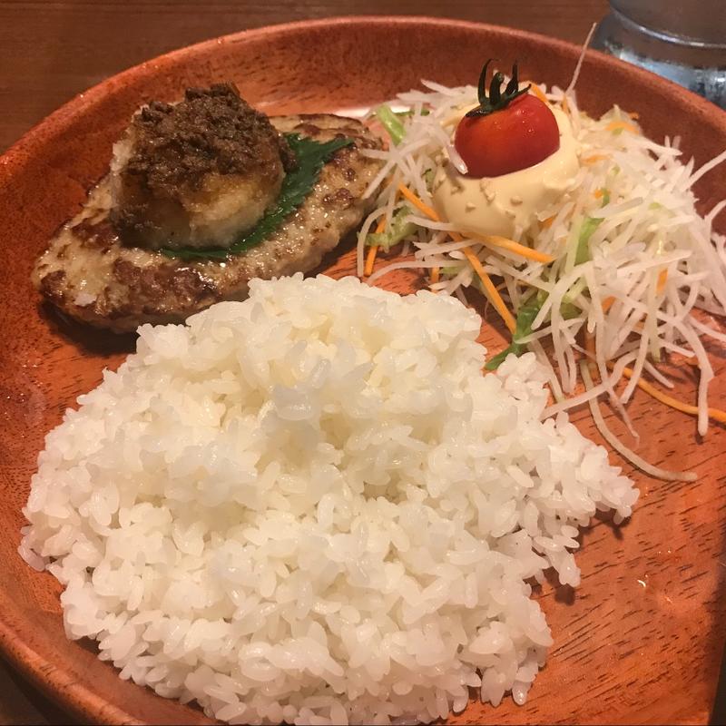 おろしそハンバーグディッシュ150g(びっくりドンキー 大東店)