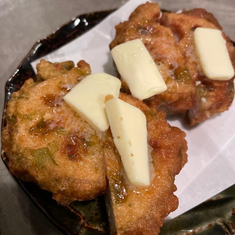 蓮根はさみ揚げ(佐賀県三瀬村 ふもと赤鶏 田町店)