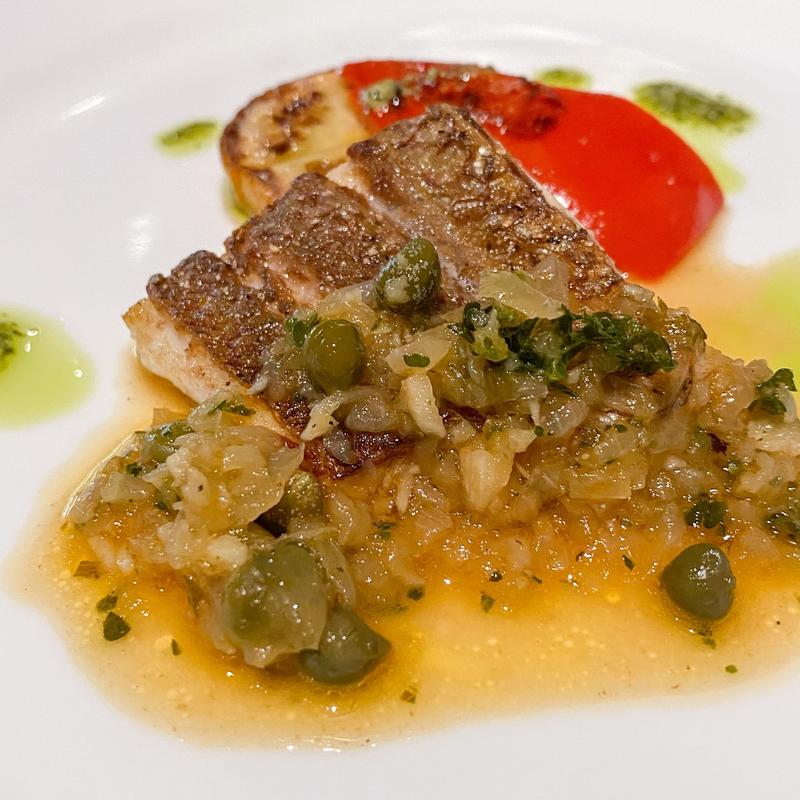 真鯛の鉄板焼(多喜)