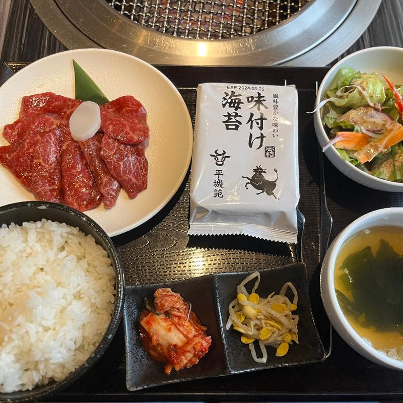 和牛ロースセット(焼肉 平城苑 草加松原店)