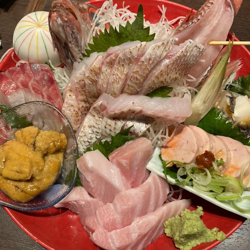 お造り(新潟地酒 花ゆず)