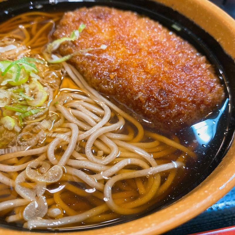 メンチカツそば(めとろ庵 新木場店 )