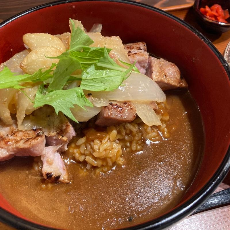 厚切り豚カレー(生姜豚専門店 香登利)