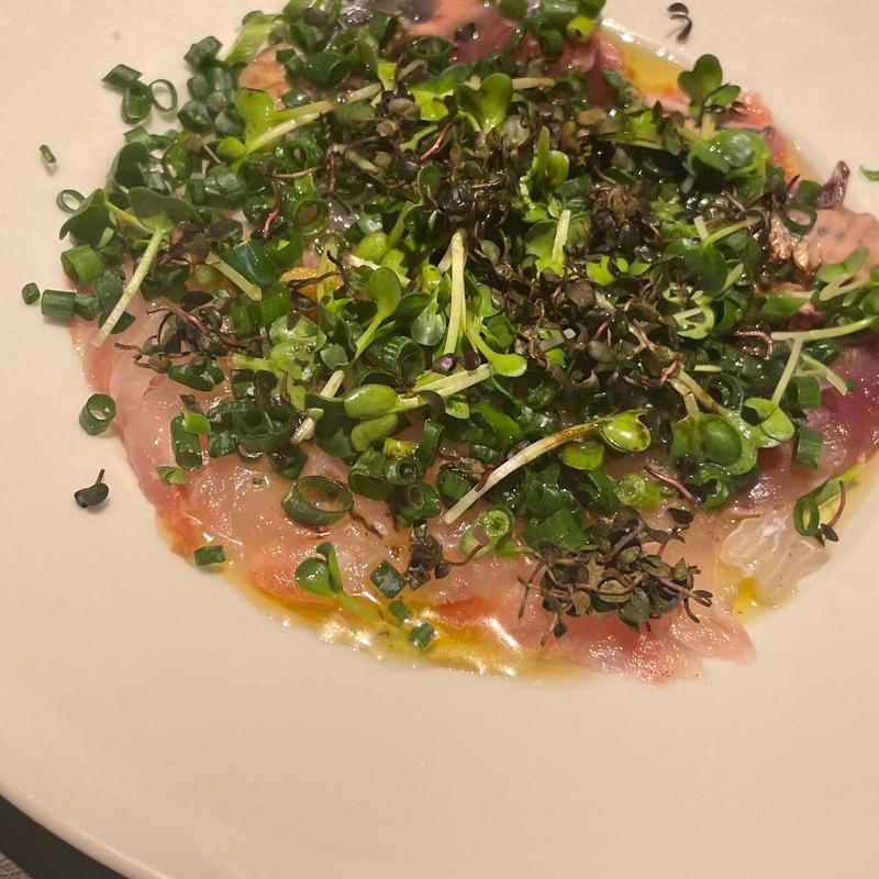 鮮魚のカルパッチョ(Wine 厨房 tamaya-ohyama （ワインチュウボウ タマヤオオヤマ）)