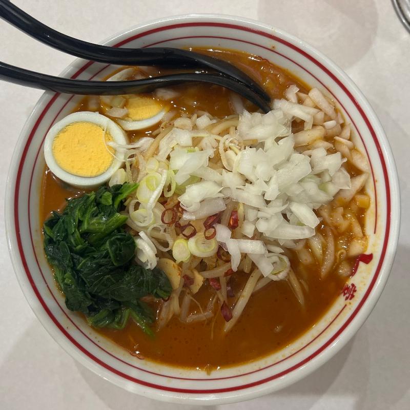 極味噌卵麺(蒙古タンメン中本 渋谷店)