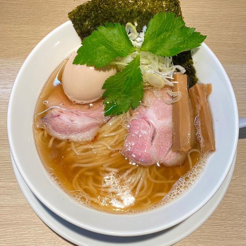 鶏と煮干の塩そば(らぁ麺 蒼空)