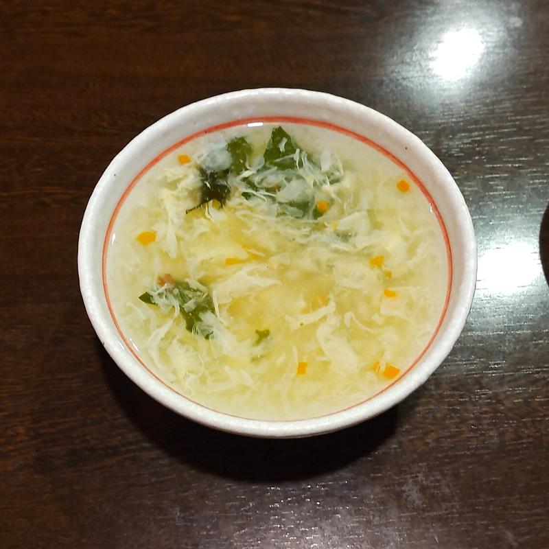 チャーハンスープ(私家麺館・福)